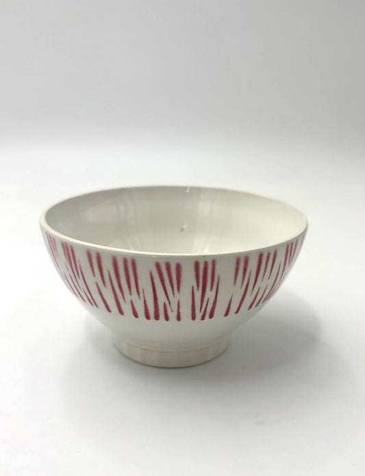 Rød Badonviller cafe au lait skål