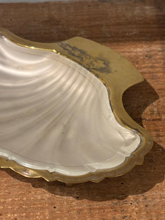 Sæbeskål - forsølvet og patineret