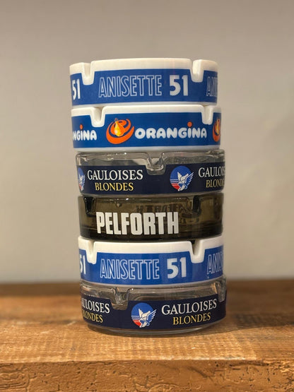 Samlede bistroaskebægere - vintage