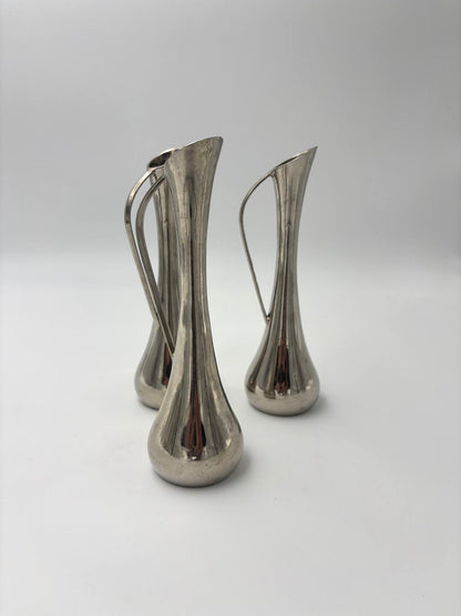 Soliflore vase forsølvet