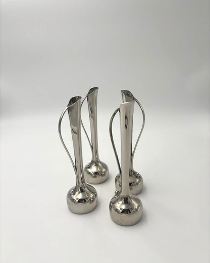 Soliflore vase forsølvet