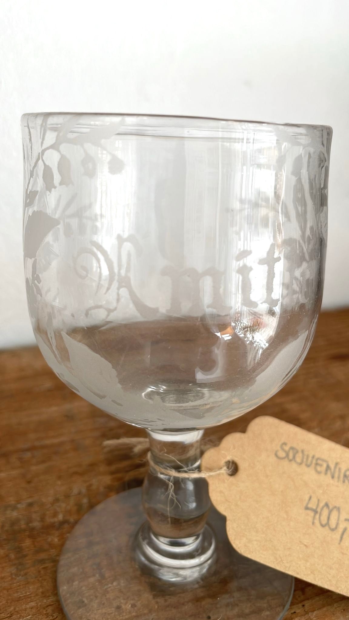 Souvenir glass