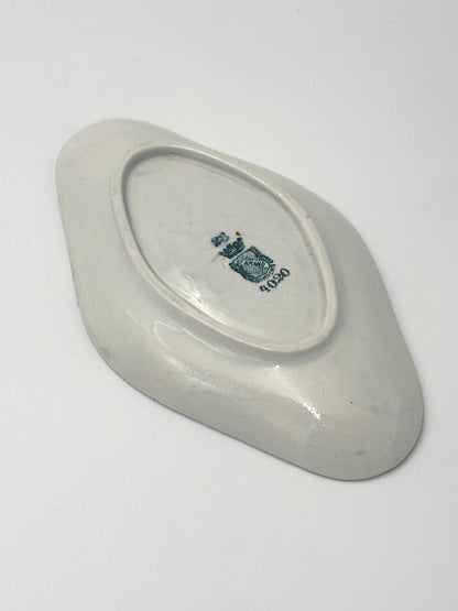 St. Amand ravier med blågrøn kant