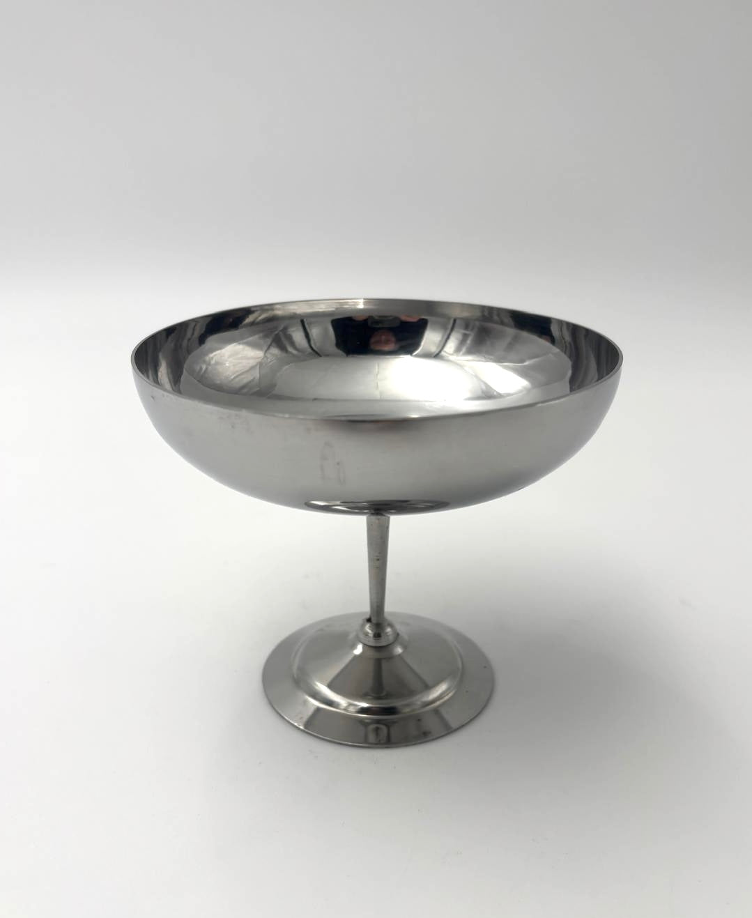 Stor isskål i stål 