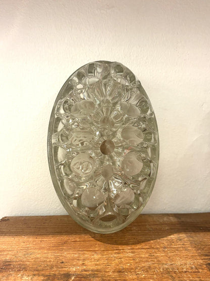 Stor flot pique fleurs i glas