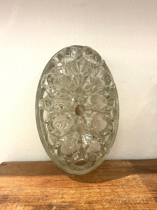 Stor flot pique fleurs i glas