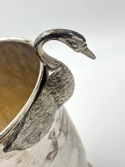 Champagnekøler med svanehåndtag