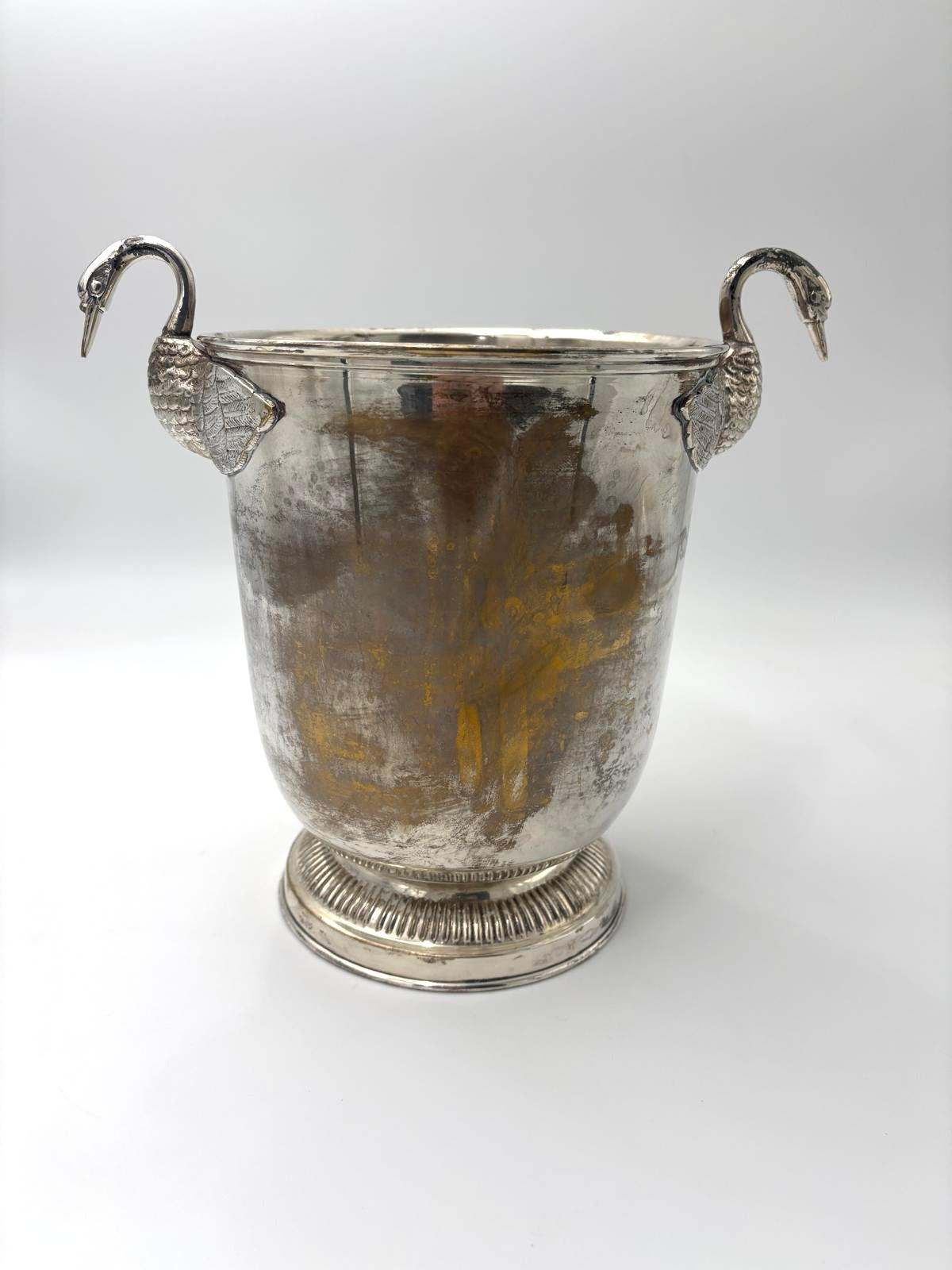 Champagnekøler med svanehåndtag