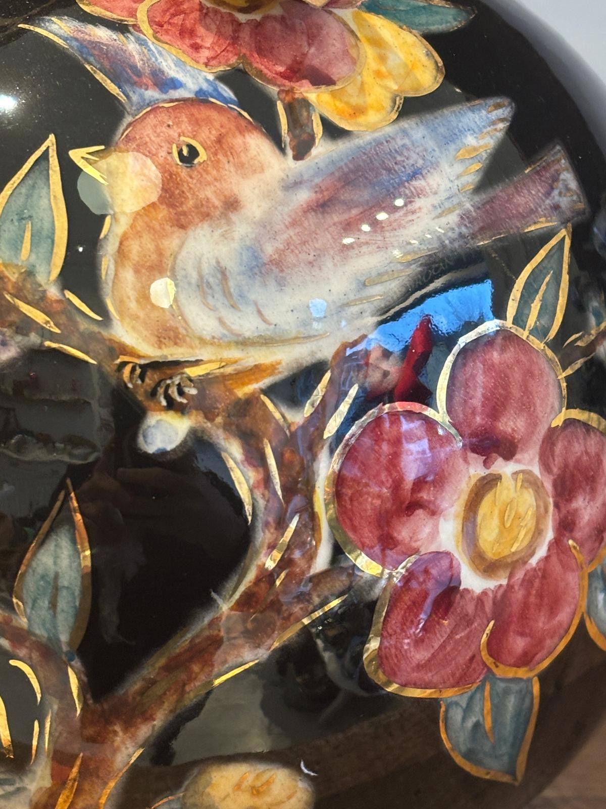 Vallauris style vase - signet Tess