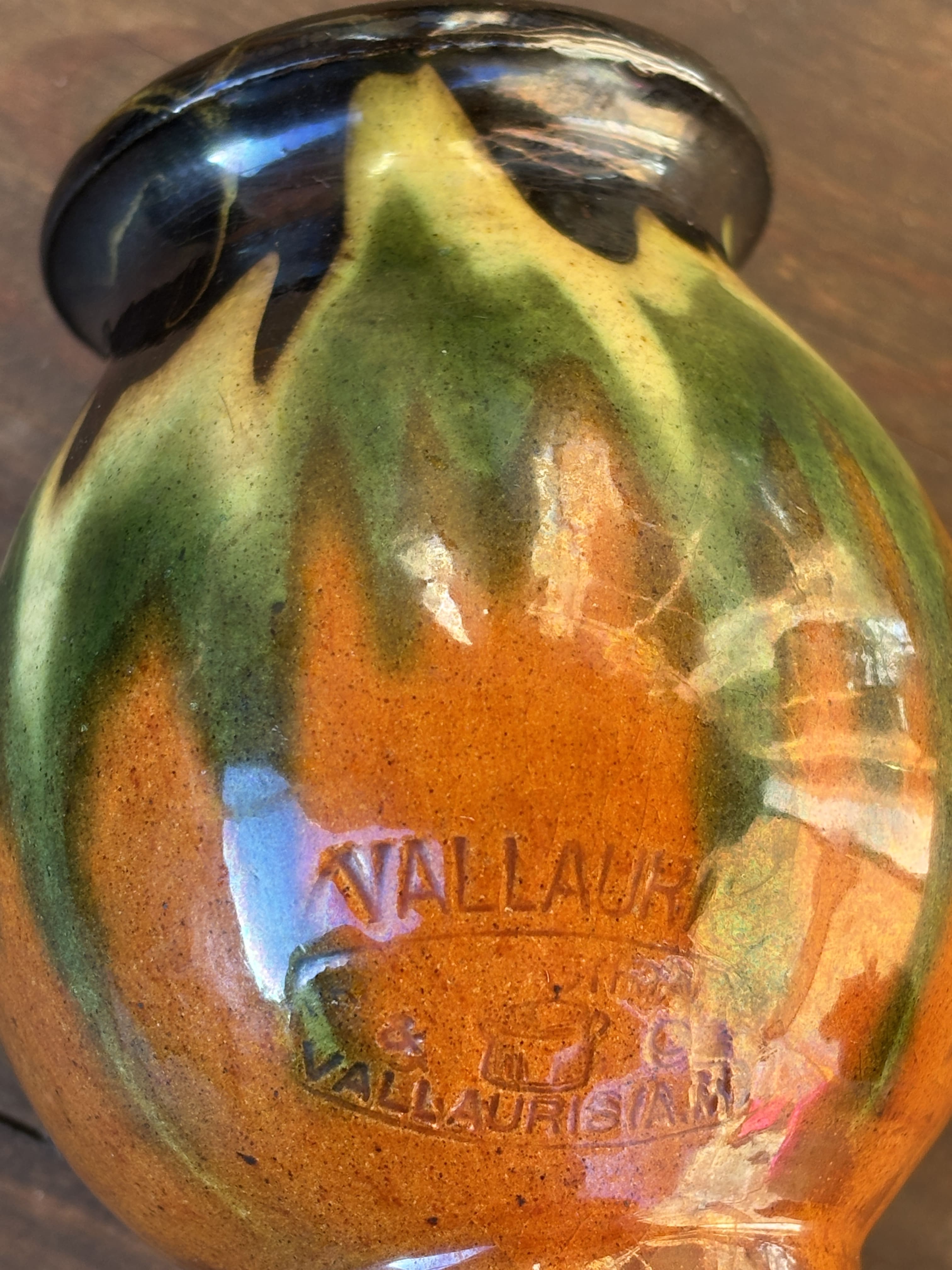 Vallauris vase – håndlavet fransk keramik ca. 1950 – Fransk Brocante
