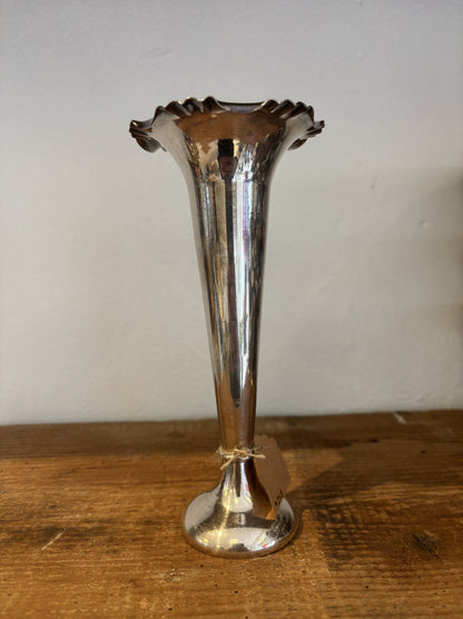 Felix Freres Metal Blanc vase