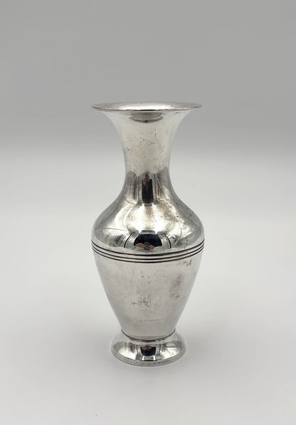 Forsølvet lille klassisk vase