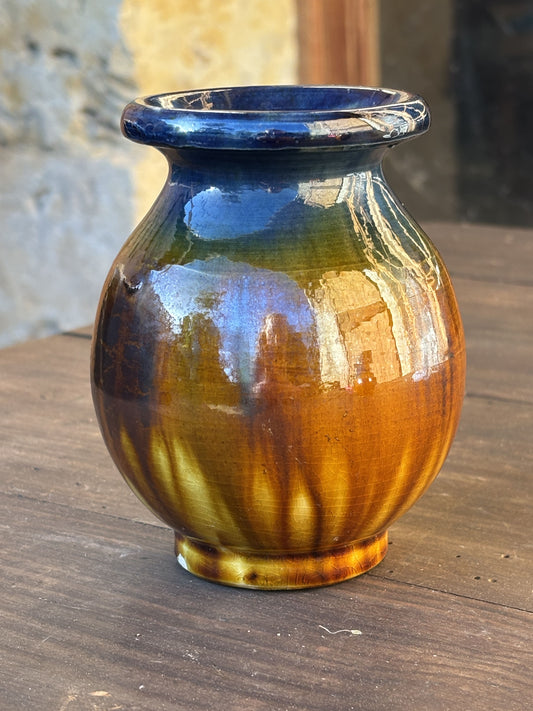 Vase i Vallauris stil - 11 cm høj