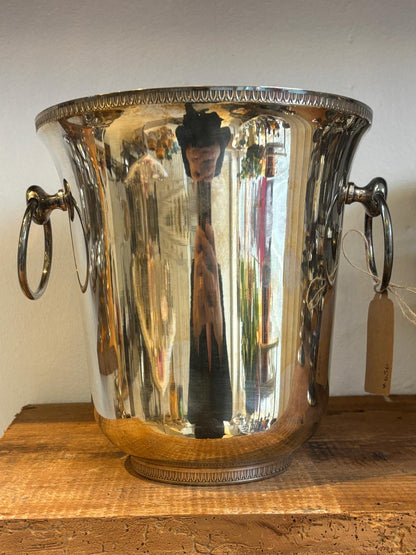 Vintage champagnekøler i pletsølv