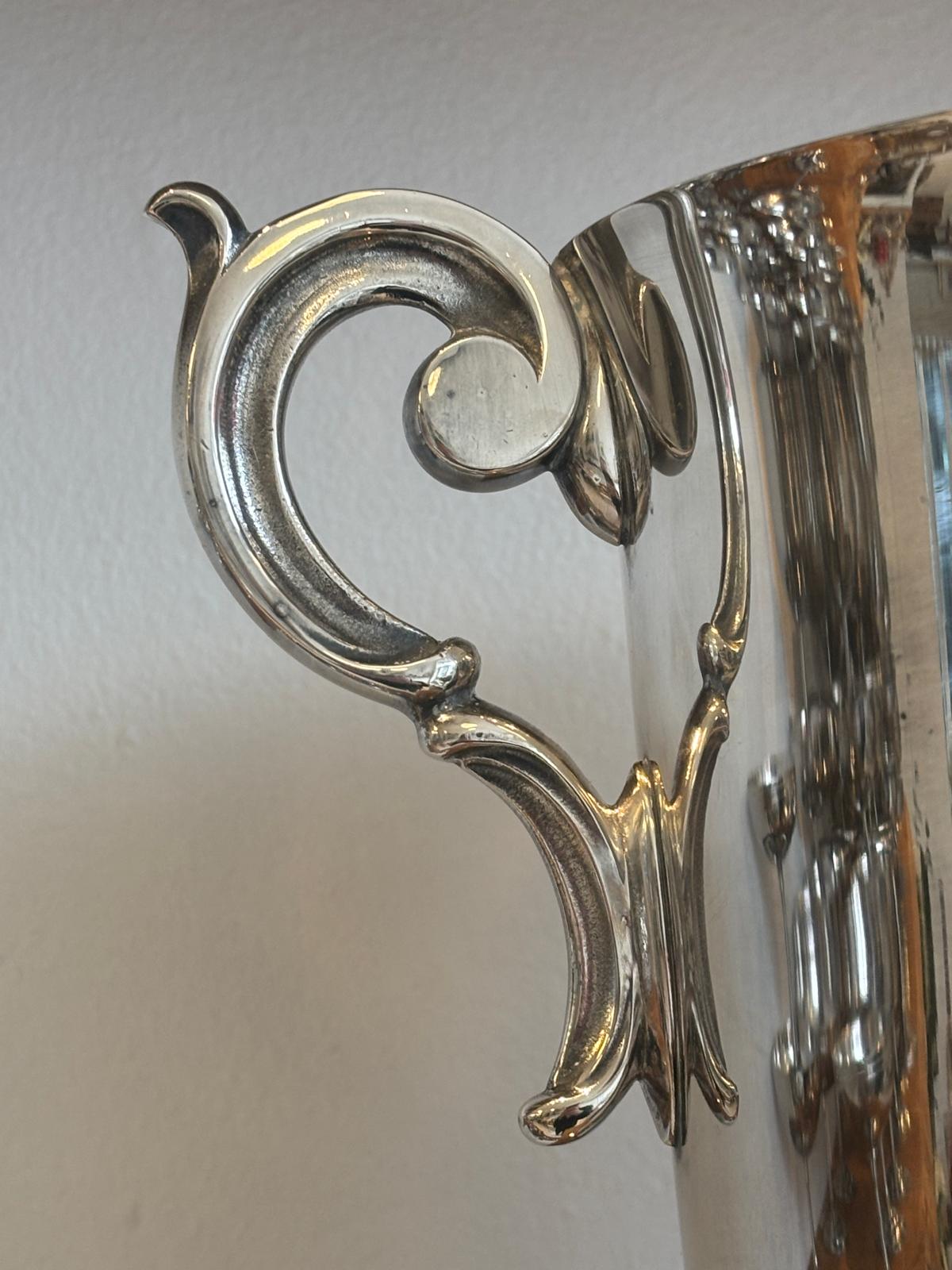 Vintage champagnekøler i pletsølv