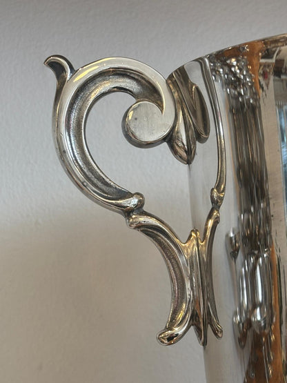 Vintage champagnekøler i pletsølv