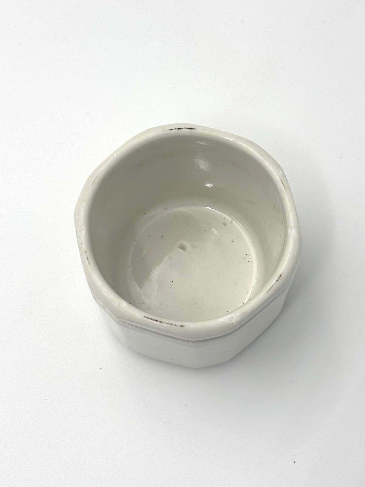 Lille yoghurt krukke i fajance