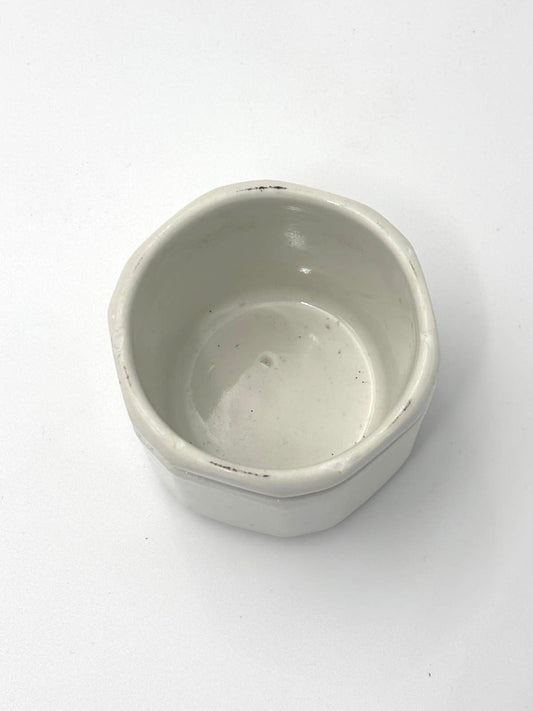 Lille yoghurt krukke i fajance