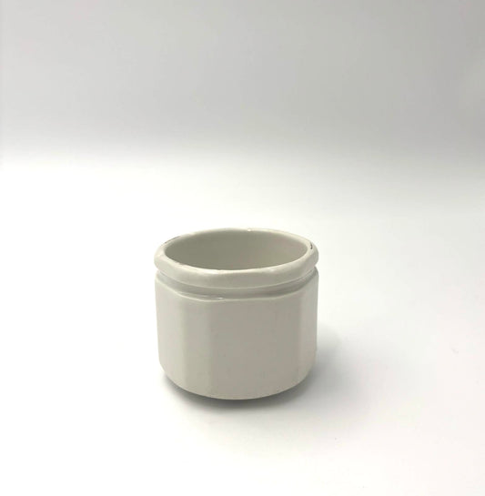 Lille yoghurt krukke i fajance